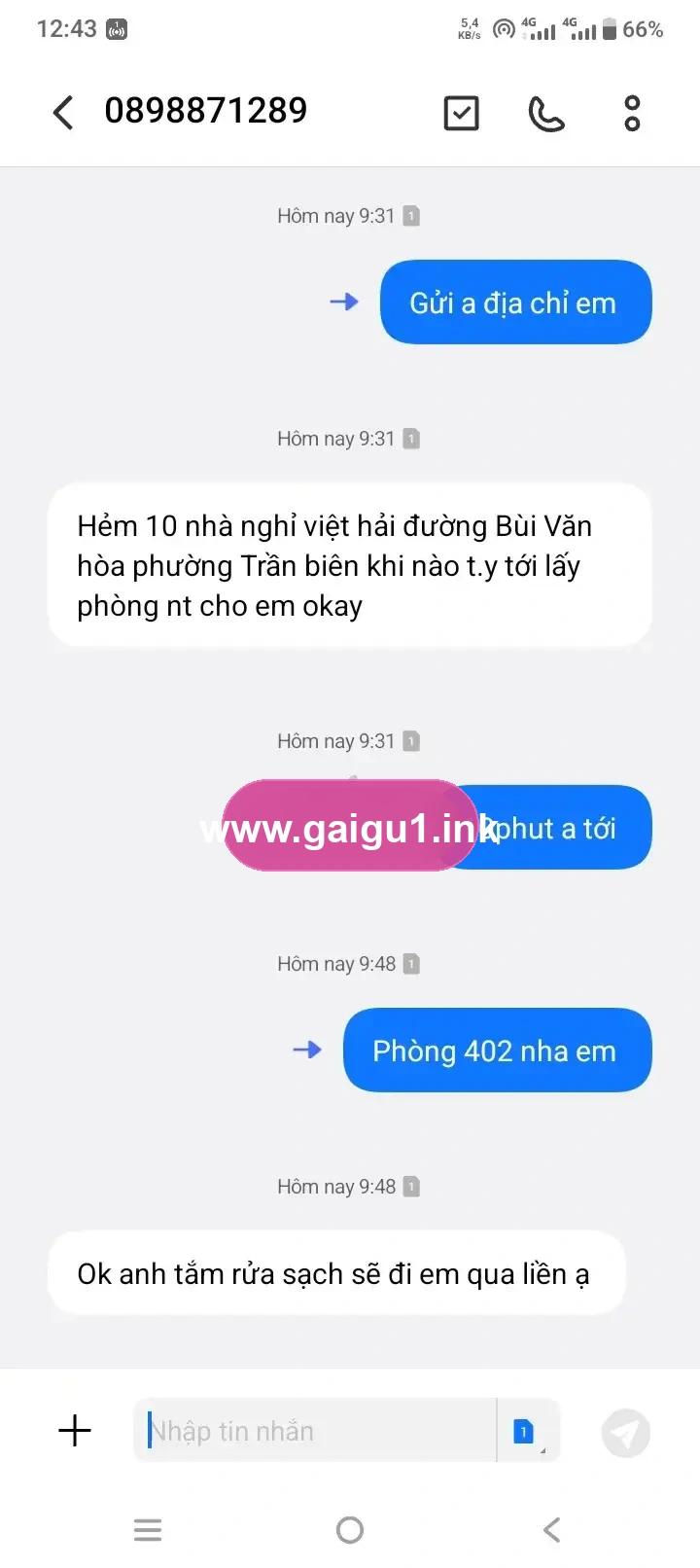 Ảnh đánh giá gái gọi