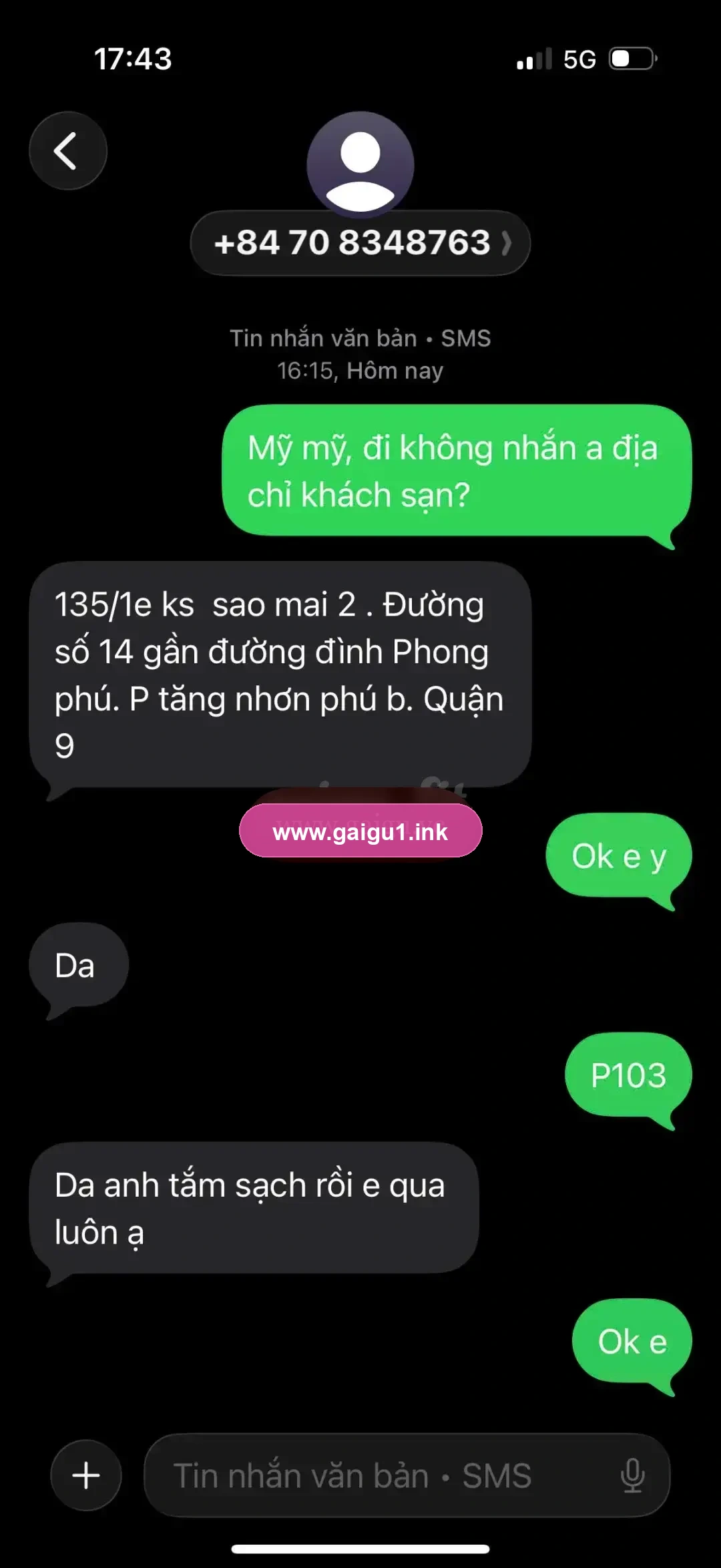 Ảnh đánh giá gái gọi