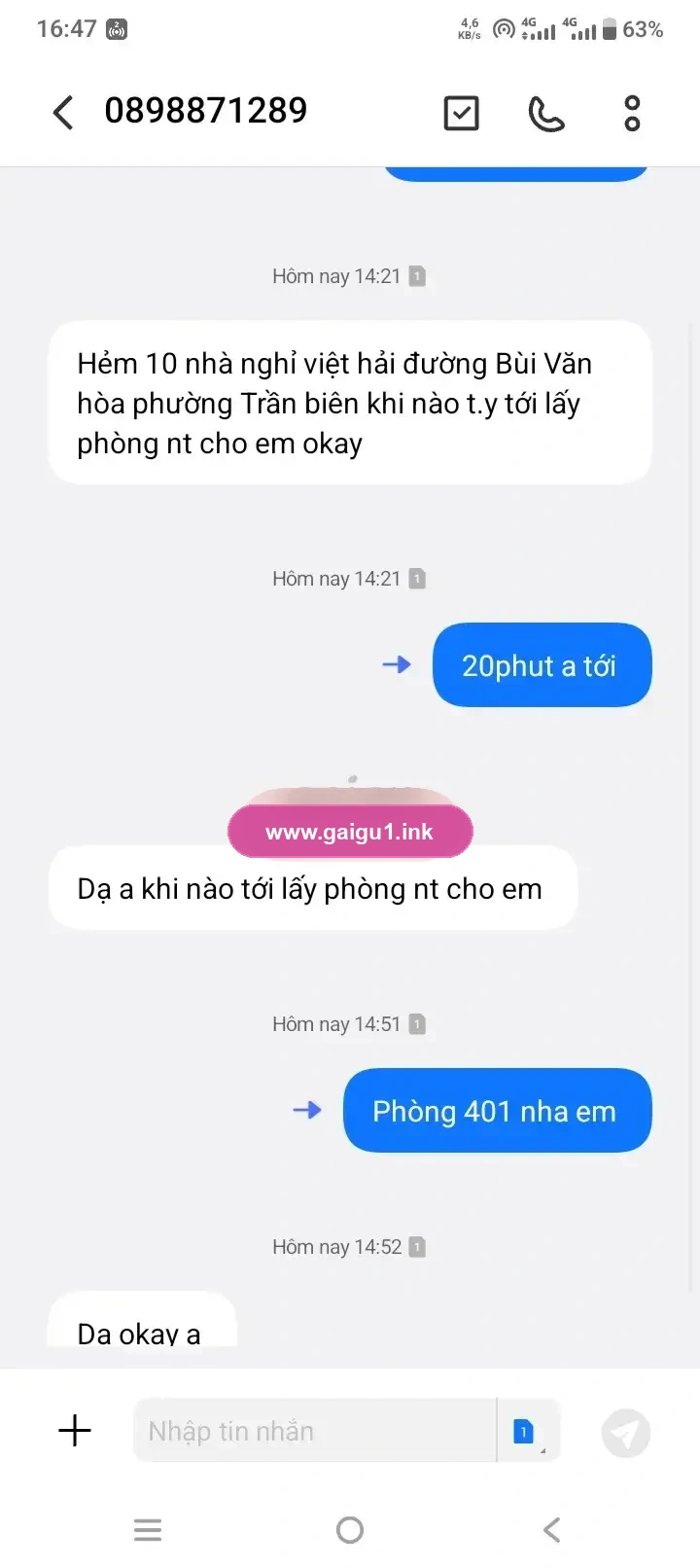 Ảnh đánh giá gái gọi