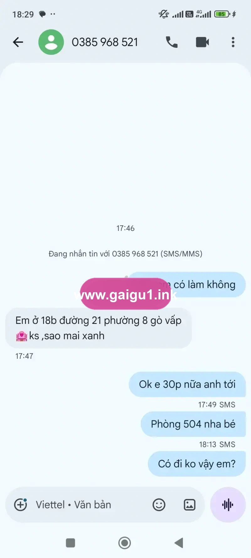 Ảnh đánh giá gái gọi