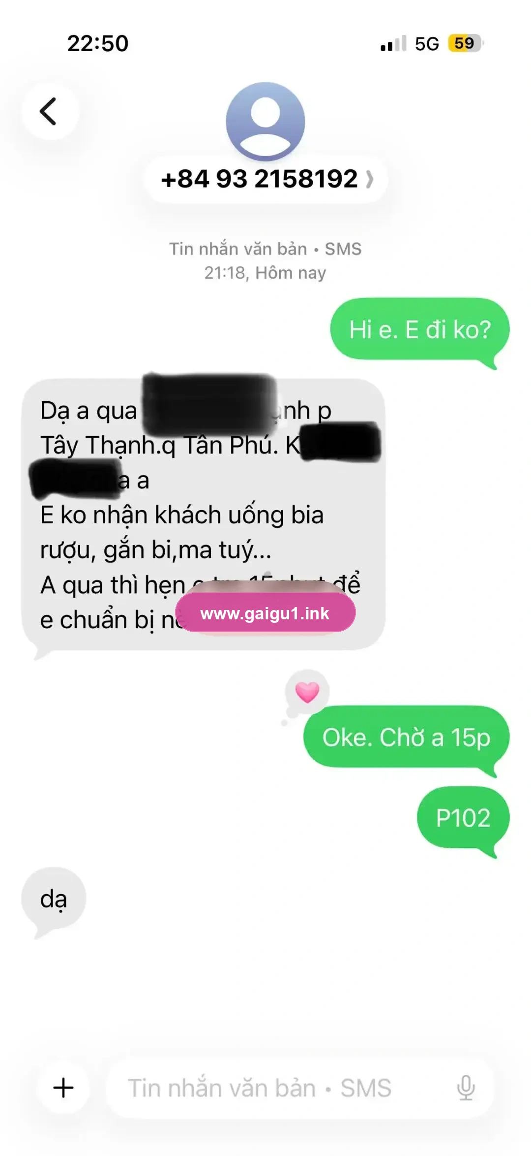 Ảnh đánh giá gái gọi