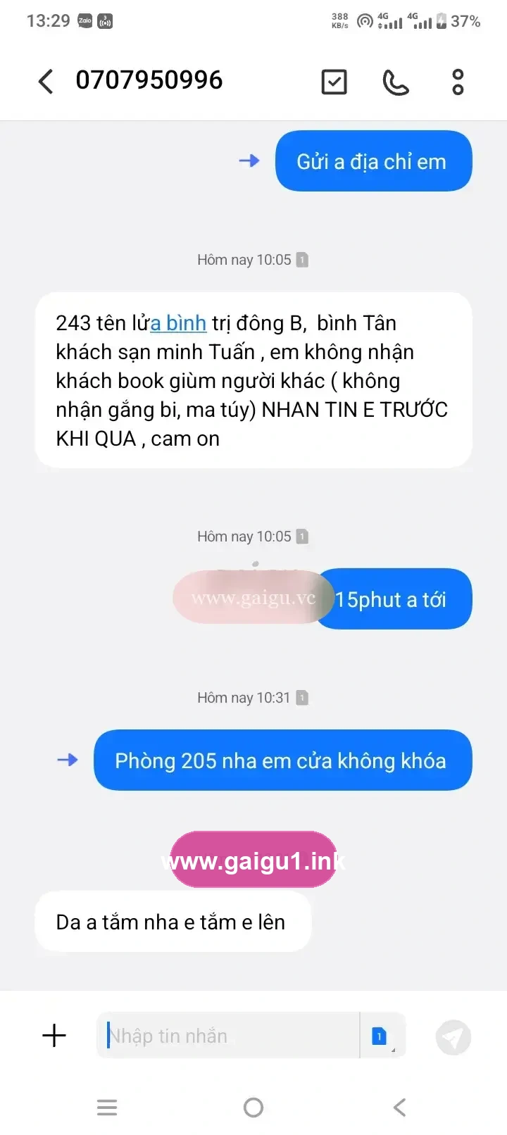 Ảnh đánh giá gái gọi