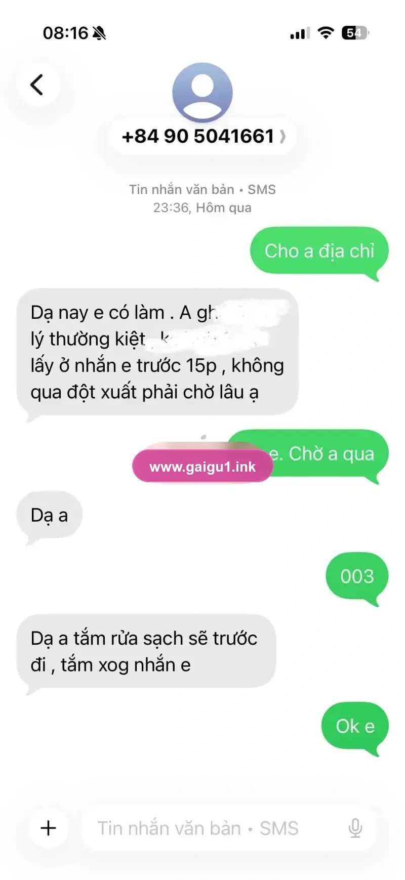 Ảnh đánh giá gái gọi