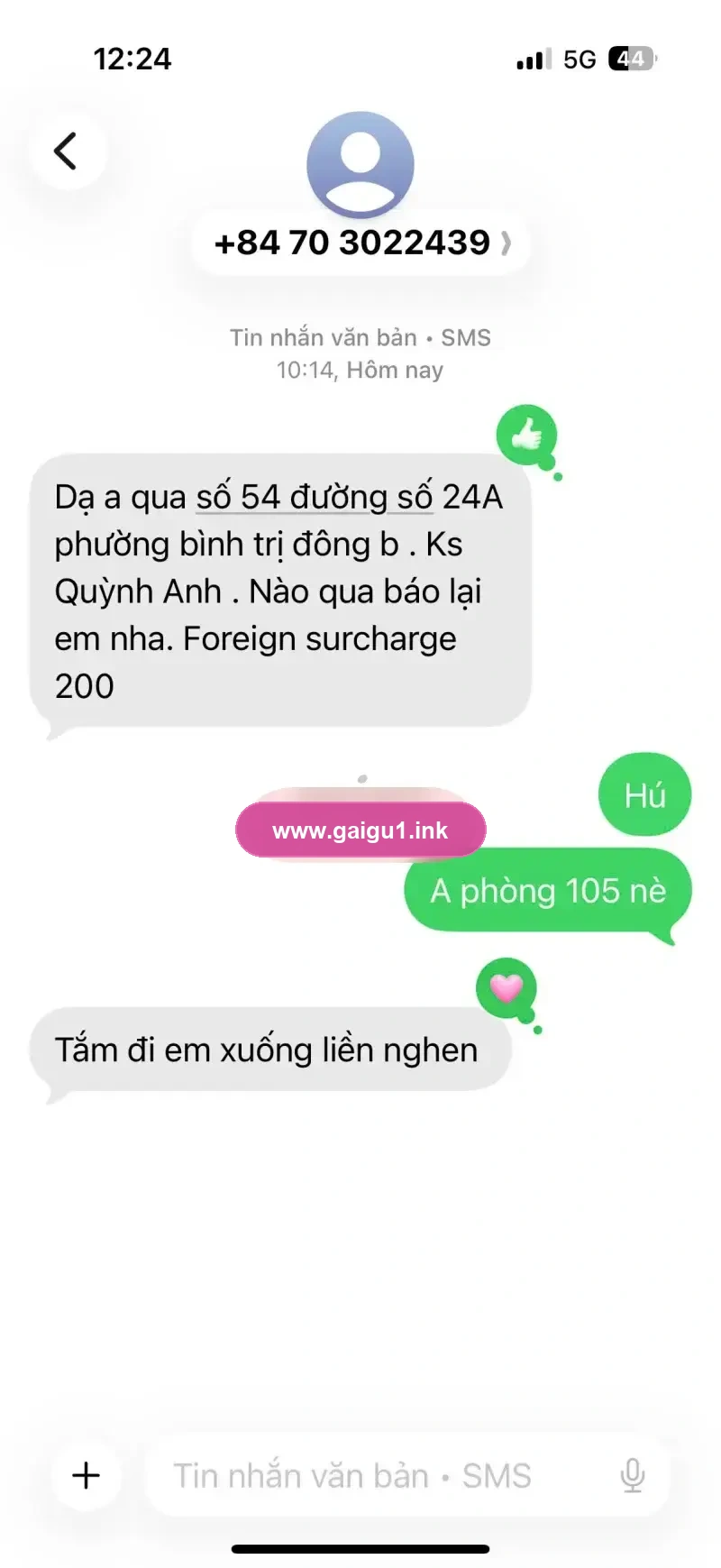 Ảnh đánh giá gái gọi