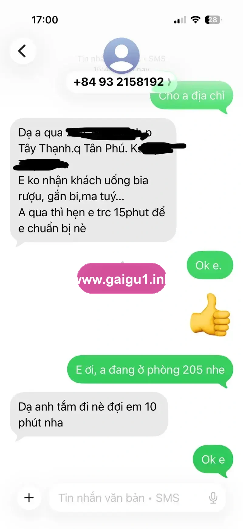 Ảnh đánh giá gái gọi