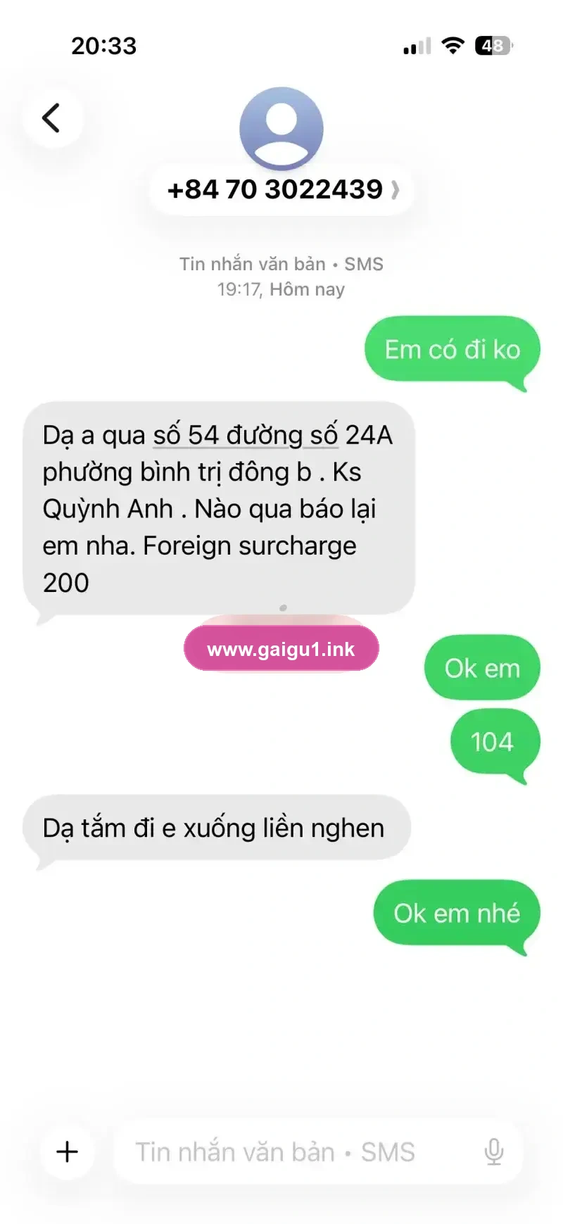 Ảnh đánh giá gái gọi