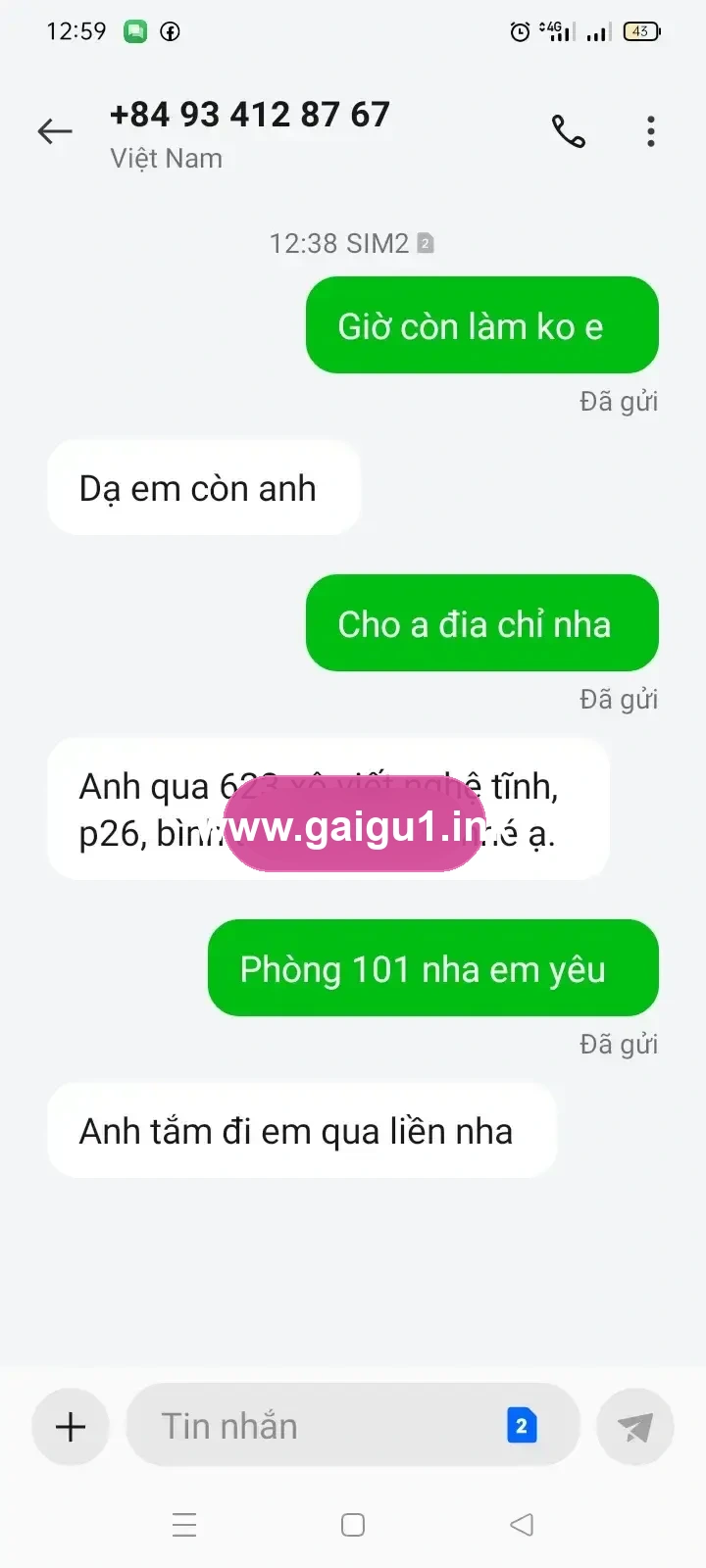 Ảnh đánh giá gái gọi