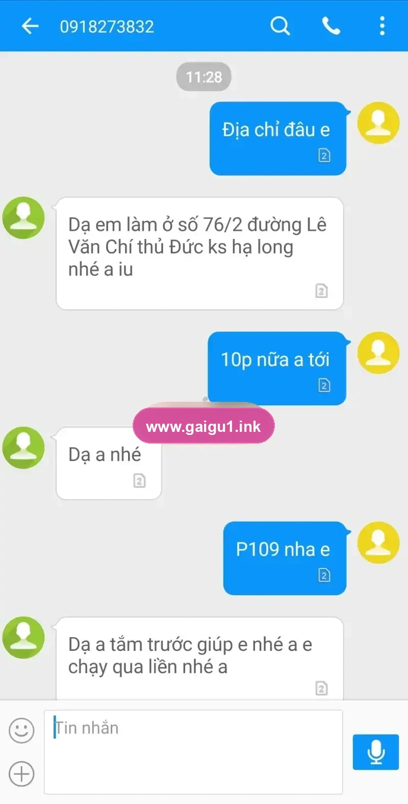 Ảnh đánh giá gái gọi