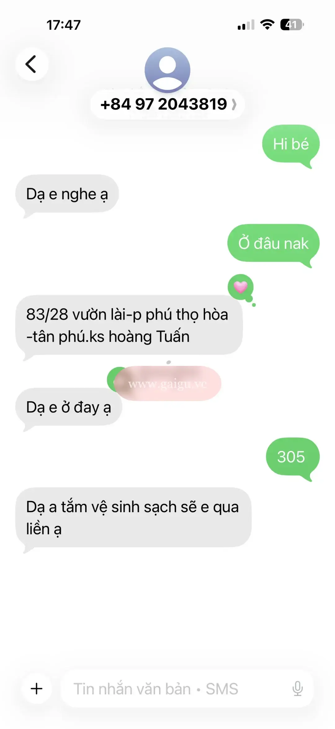 Ảnh đánh giá gái gọi