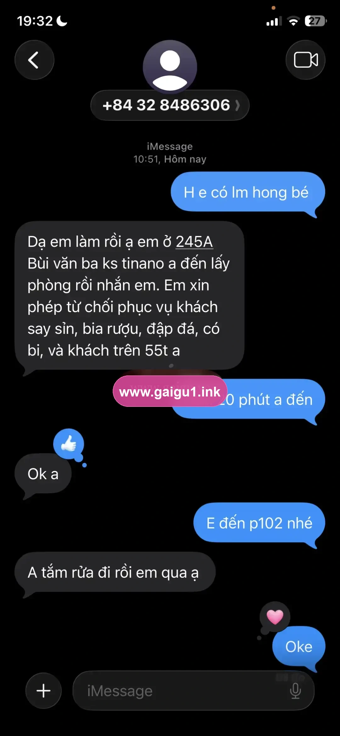 Ảnh đánh giá gái gọi
