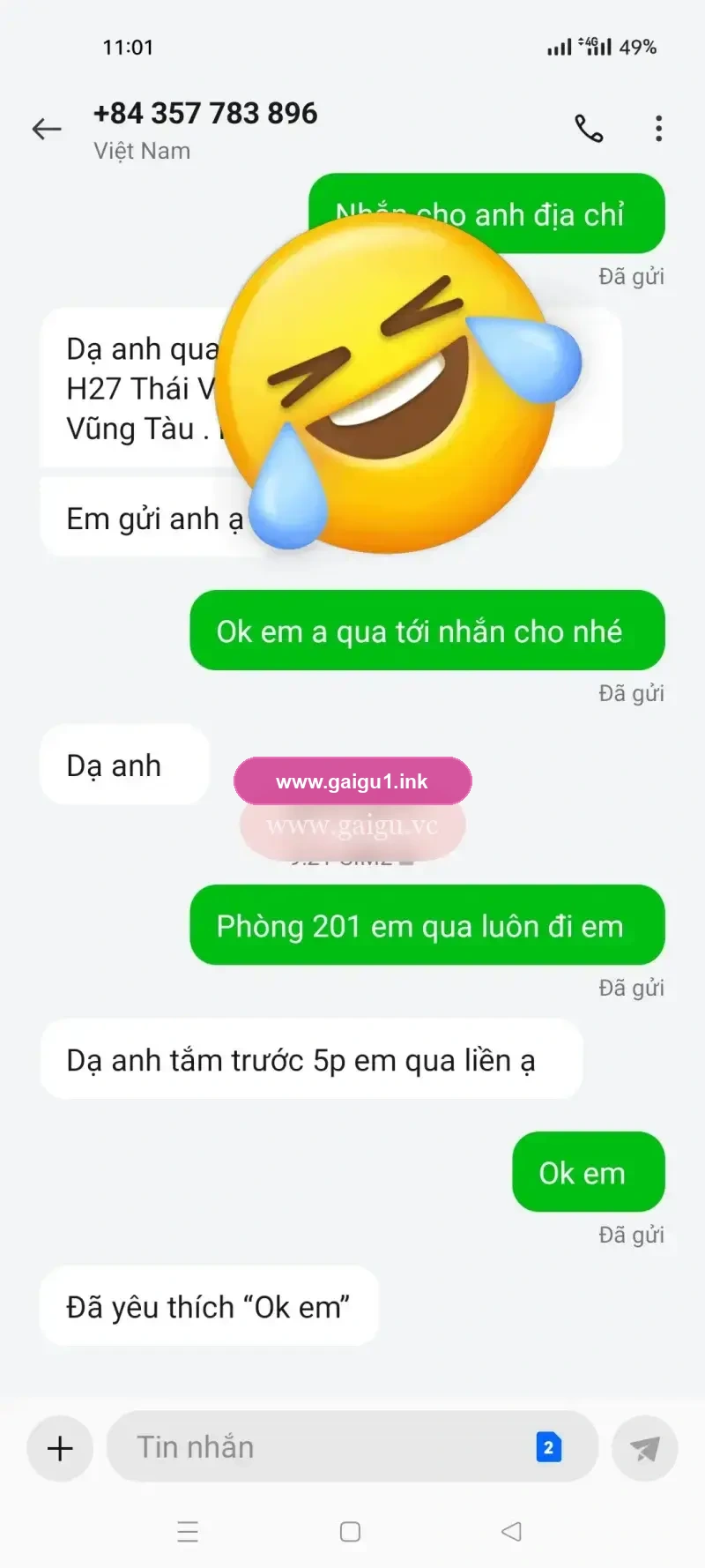 Ảnh đánh giá gái gọi