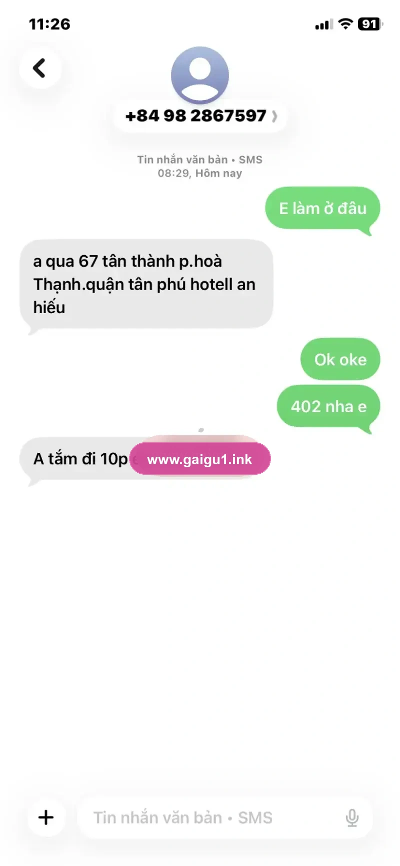 Ảnh đánh giá gái gọi