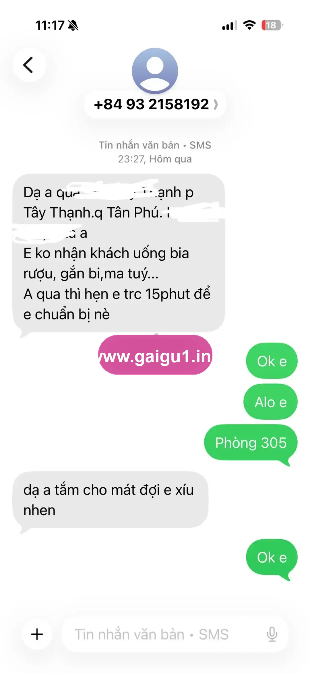 Ảnh đánh giá gái gọi