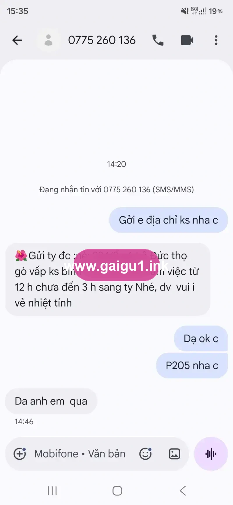 Ảnh đánh giá gái gọi