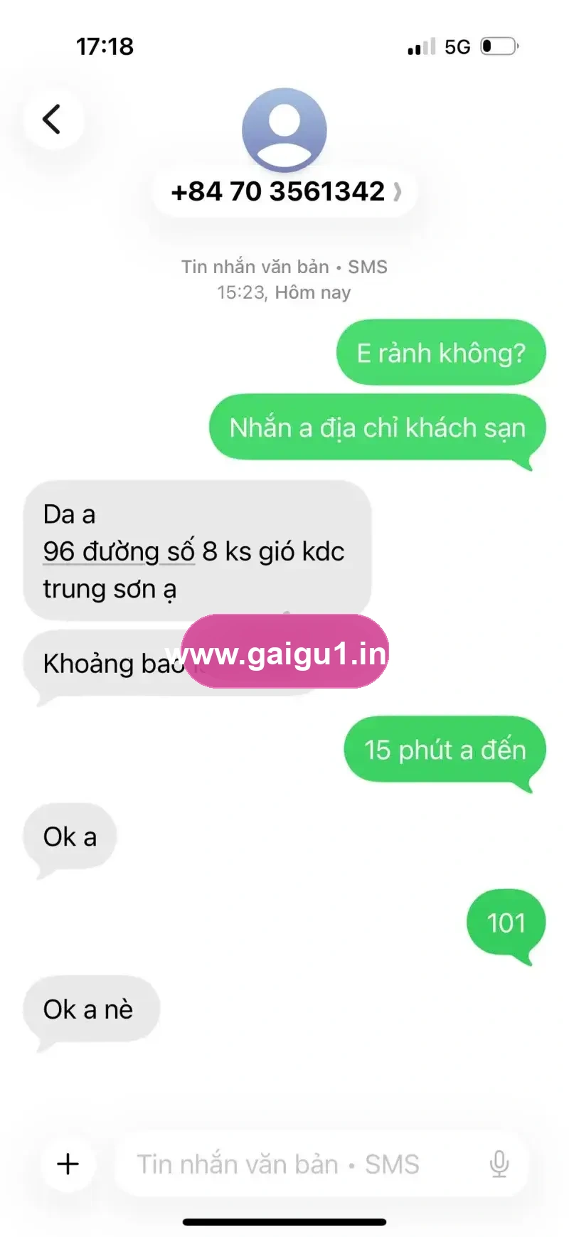 Ảnh đánh giá gái gọi