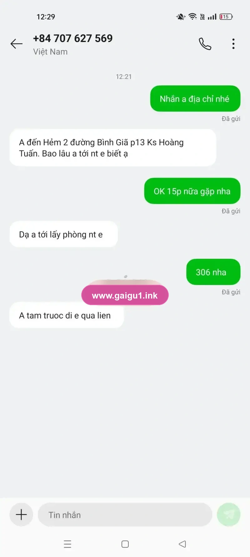 Ảnh đánh giá gái gọi