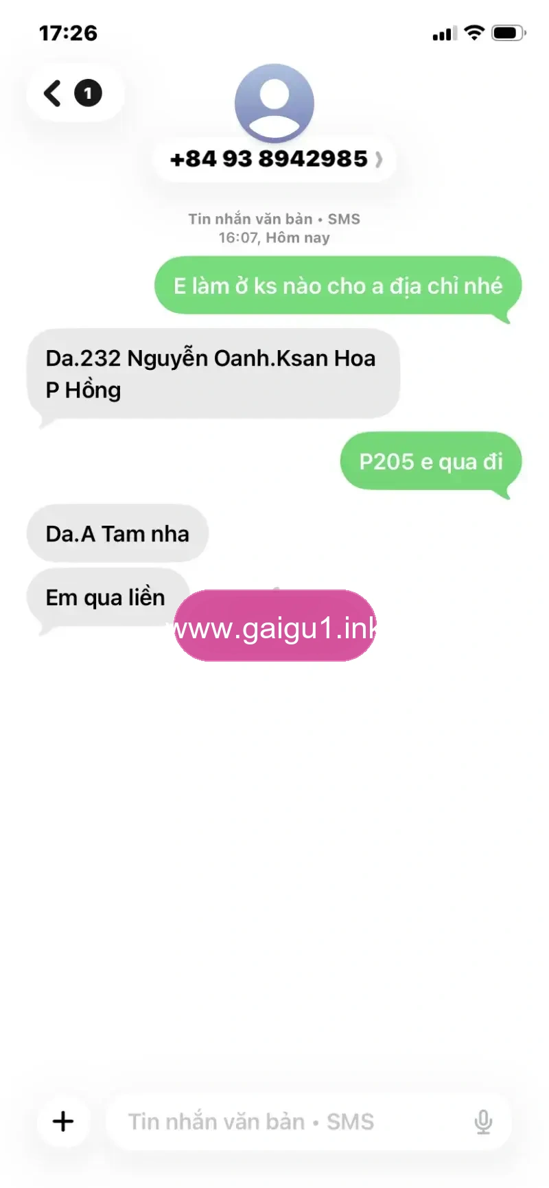 Ảnh đánh giá gái gọi