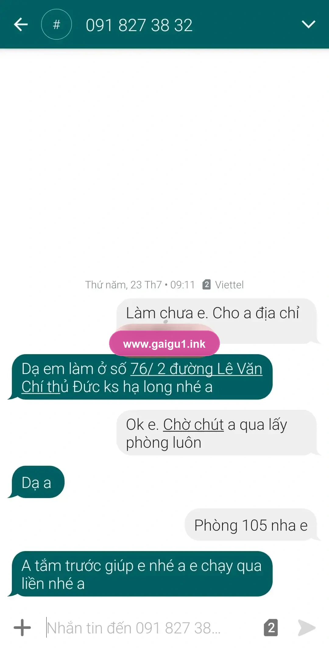 Ảnh đánh giá gái gọi