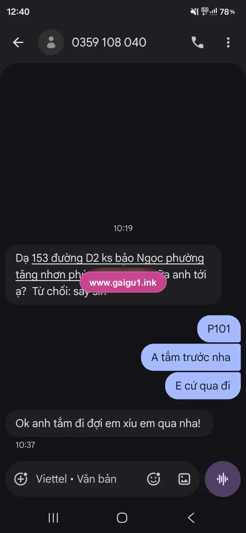 Ảnh đánh giá gái gọi