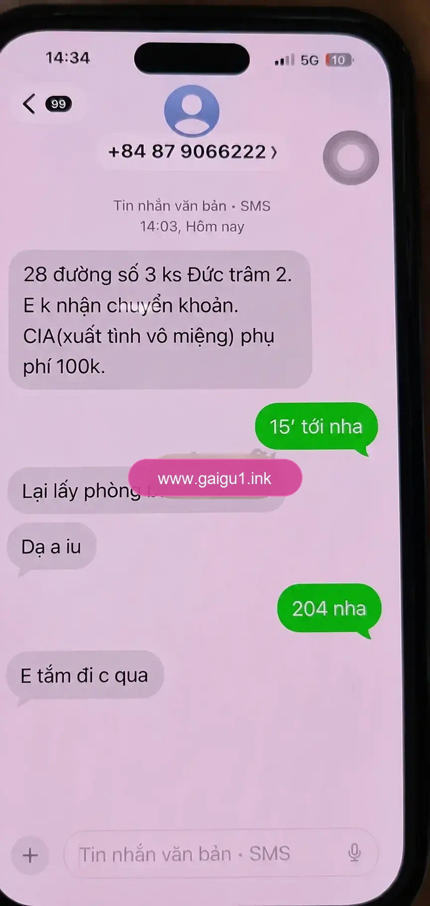 Ảnh đánh giá gái gọi