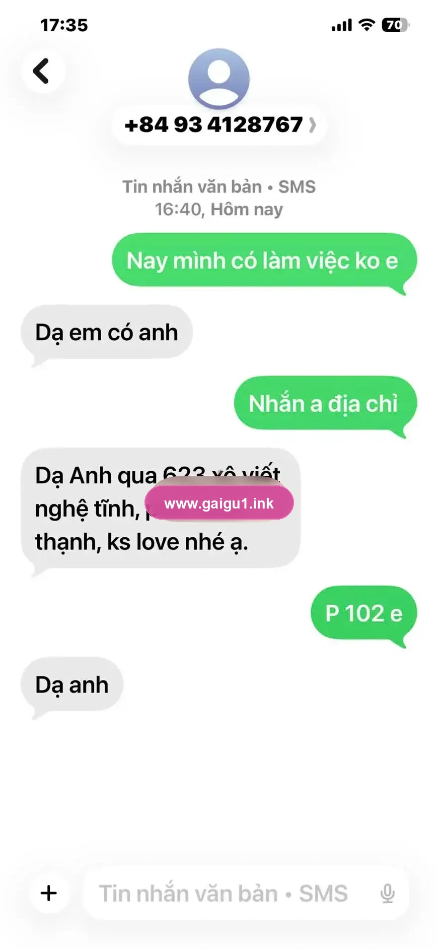 Ảnh đánh giá gái gọi