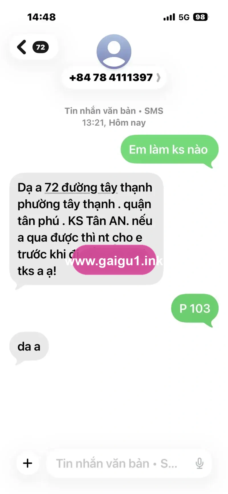 Ảnh đánh giá gái gọi