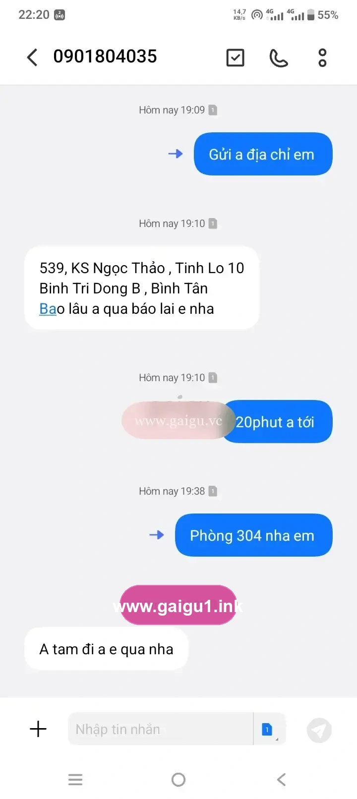 Ảnh đánh giá gái gọi